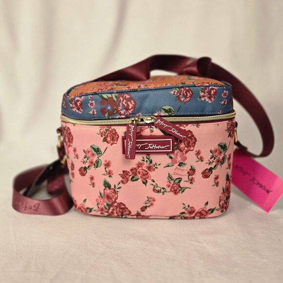 Betsey Johnson Other - Betsey Johnson Insulated Lunch 6 Pack Cooler Tote Bag Floral NWTs